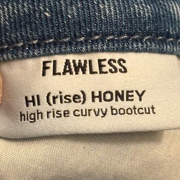 Joe's Jeans Honey High Rise Curt Bootcut Distressed Light Blue Denim Jeans - Picture 2 of 6